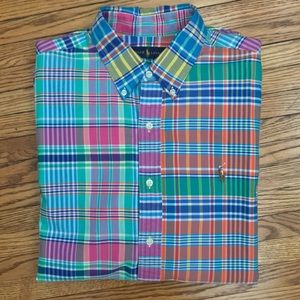 Polo Ralph Lauren Classic Fit Plaid Oxford Shirt